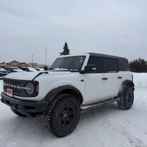 Used 2023 Ford Bronco 4-Door Wildtrak with VIN 1FMEE5DP8PLB56075 for sale in Grand Rapids, Minnesota